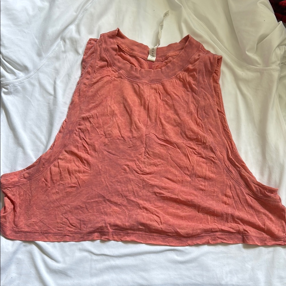 lululemon athletica Coral Muscle Tank Top